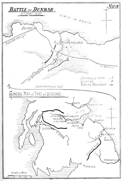Map IX: Battle of Dunbar.