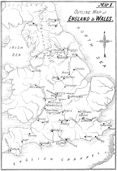 Map I: England and Wales