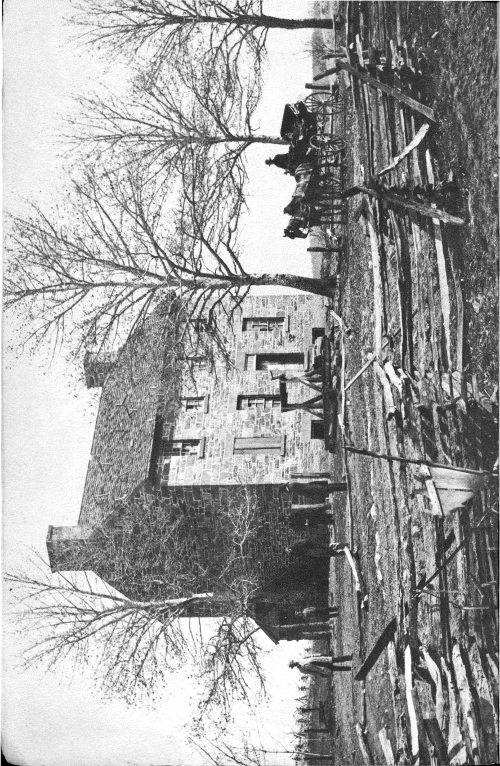 Wartime photograph of the Stone House, which still stands as the most conspicuous landmark of both the First and Second Battles of Manassas. Courtesy National Archives.