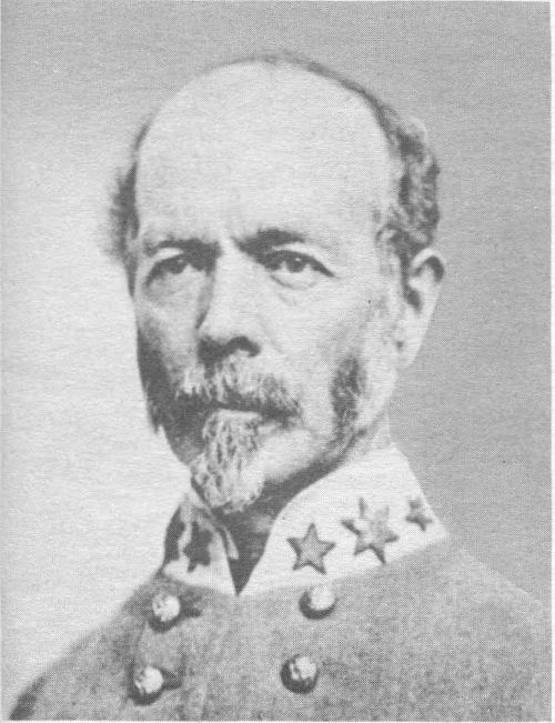 Brig. Gen. Joseph E. Johnston in command of the Army of the Shenandoah. Courtesy National Archives.