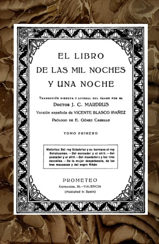 capital Acostumbrar cartucho The Project Gutenberg eBook of Las mil noches y una noche; t. 1.