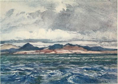 OFF CAPE MATAPAN, SOUTHERN GREECE

Sketch from the Messageries steamer Nerthe.