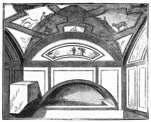 Illustration: Fig. 105.—Painted Chamber in the Catacomb of St. Agnes.