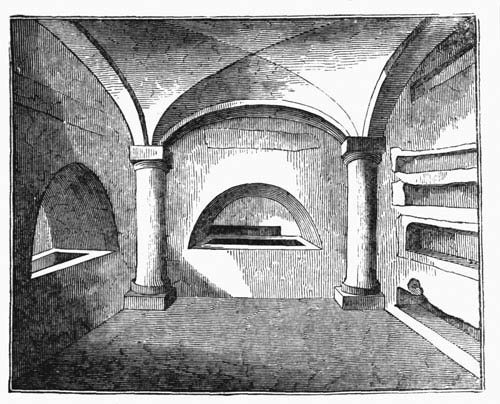 Illustration: Fig. 12.—Vaulted Chamber with Columns.