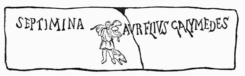Illustration: Fig. 128.—Septimina, Aurelius, Galymedes.