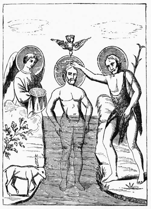 Illustration: Fig. 132.—The Baptism of Our Lord.