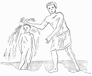 Illustration: Fig. 133.—Baptismal Scene.