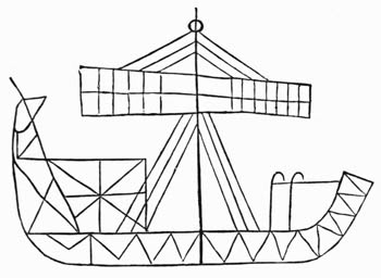 Illustration: Fig. 40.—Symbolical Ship.
