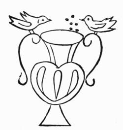 Illustration: Fig. 44.—Doves and Vase.