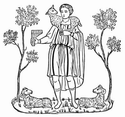 Illustration: Fig. 48.—Good Shepherd with Syrinx.