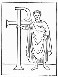 Illustration: Fig. 61.—Monogram, united with the Cross.