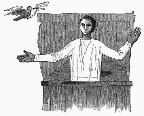 Illustration: Fig. 64.—Noah in the Ark.