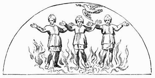 Illustration: Fig. 77.—The Three Hebrew Children.