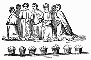 Illustration: Fig. 95.—The Miracle of the Loaves and Fishes.