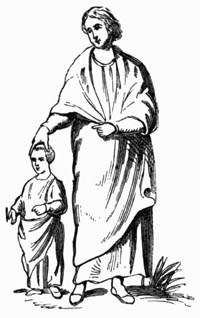 Illustration: Figure 97.—Our Lord blessing a little Child.