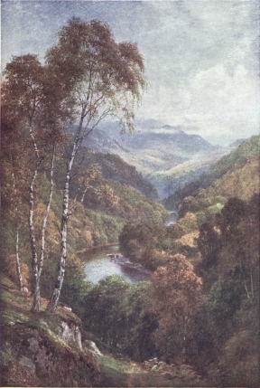 LOOKING UP THE PASS OF KILLIECRANKIE, PERTHSHIRE