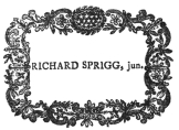 image of book-plate not available: RICHARDSPRIGG, jun.