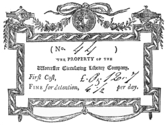 image of book-plate not available: thePROPERTY of the

Worcester Circulating Library Company.