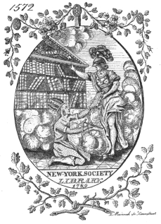 image of book-plate not available: NEWYORK SOCIETY LIBRARY. 1789