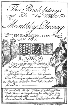 image of book-plate not available: MonthlyLibrary
IN FARMINGTON