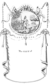 image of book-plate not available: AMERICANACADEMY OF ARTS & SCIENCES