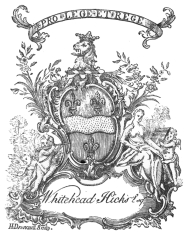 image of book-plate not available: WhiteheadHicks Esq.