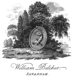 image of book-plate not available: WilliamBelcher.

Savannah.