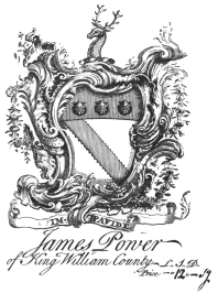 image of book-plate not available: JamesPower

of King William County L.J.D.