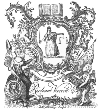image of book-plate not available: RichardVarick Esq.