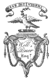 image of book-plate not available: Wil
Duer
Esqr.