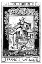image of book-plate not available: FRANCIS· WILSON