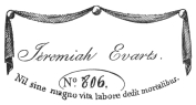 image of book-plate not available: JeremiahEvarts.