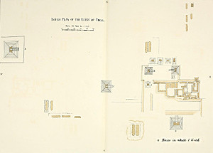 Plan of the ruins of Tikál