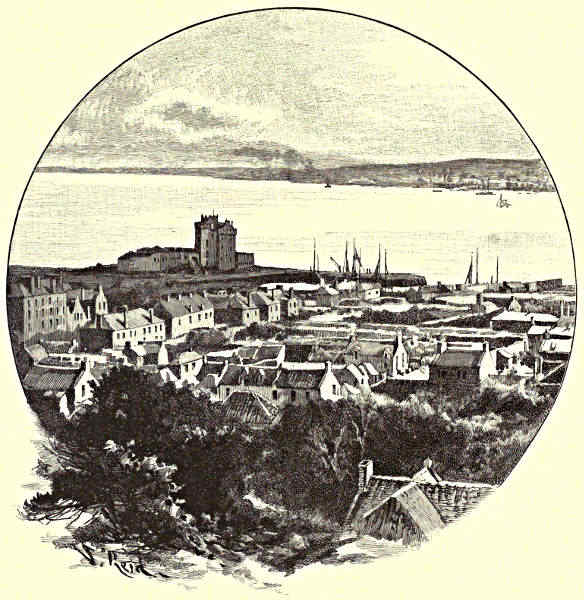 DUNDEE, FROM BROUGHTY FERRY.