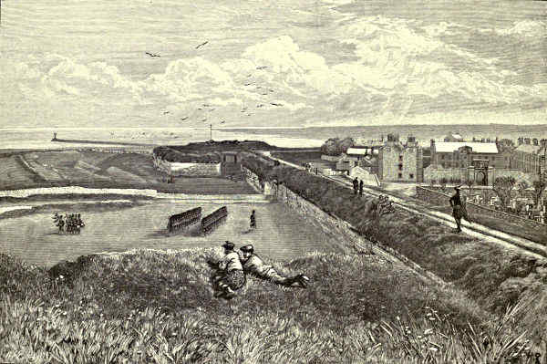 VIEW FROM THE RAMPARTS, BERWICK.