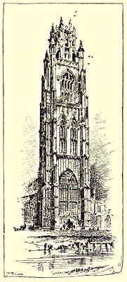 BOSTON CHURCH: THE TOWER.
