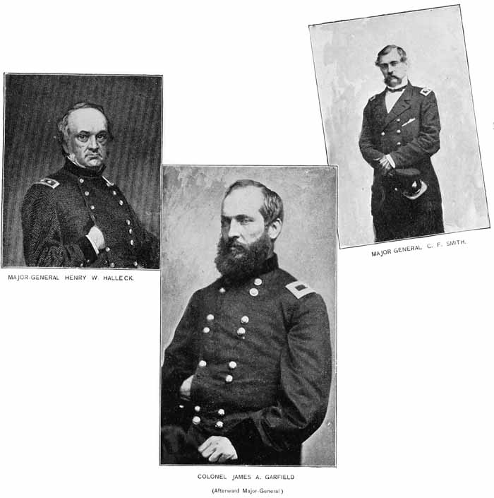 HENRY W. HALLECK, JAMES A. GARFIELD, AND C. F. SMITH