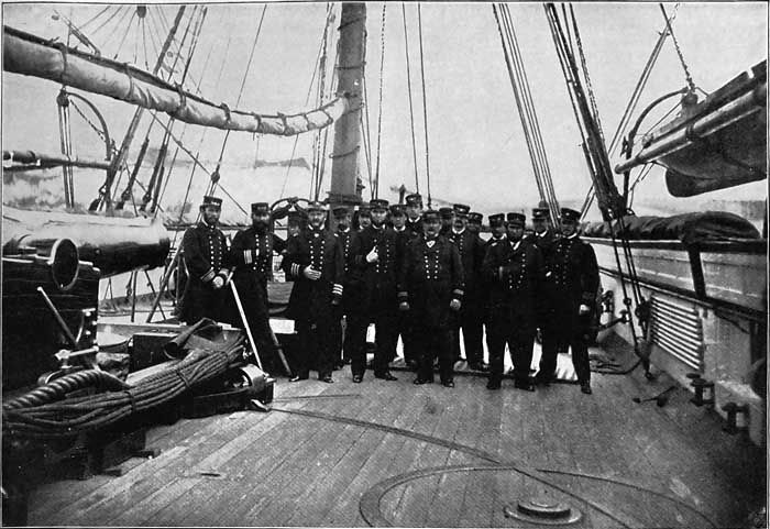 CAPTAIN JOHN A. WINSLOW AND OFFICERS