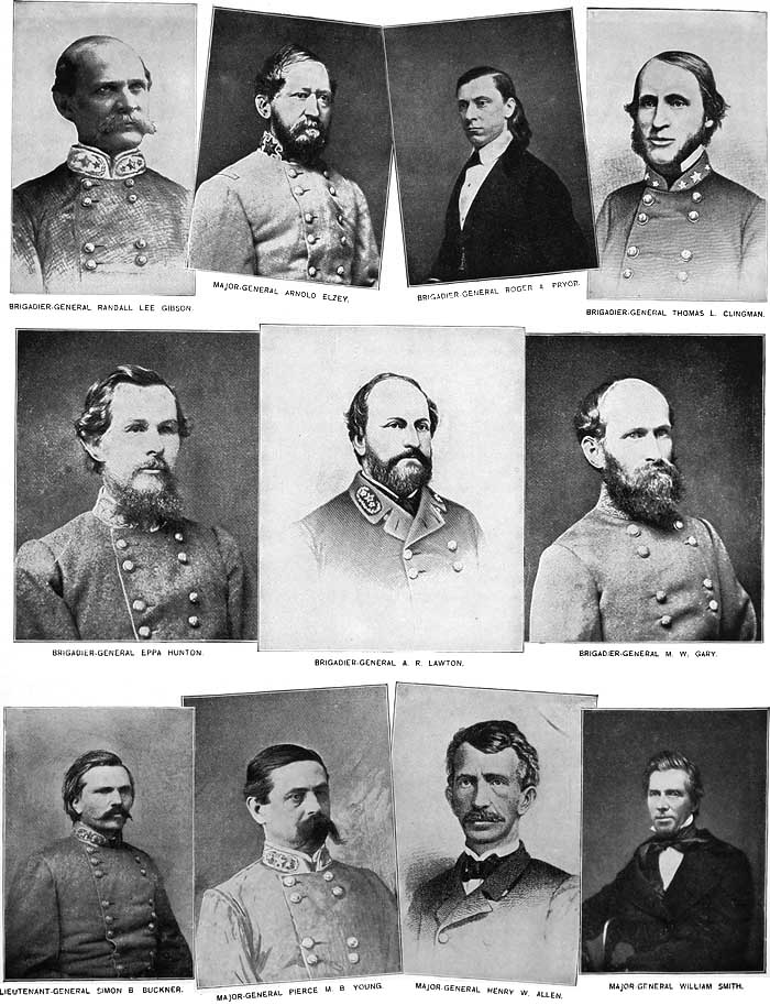 A GROUP OF CONFEDERATE OFFICERS