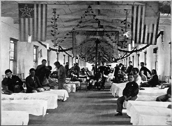 INTERIOR OF HOSPITAL CONSTRUCTED BY THE SANITARY COMMISSION