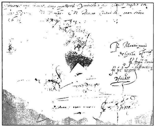 Signature of Martin Ignacio de Loyola (author of the Itinerario in Mendoza’s Historia de ... China—see VOL. VI, pp. 134–153, this series); et al.