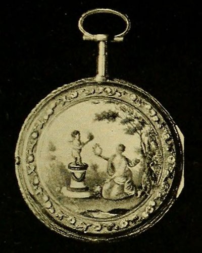 French Enamel Case, about 1800