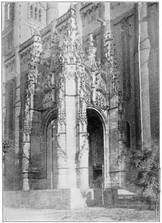CATHEDRAL OF ALBI (TARN), FRANCE, SOUTH PORCH.