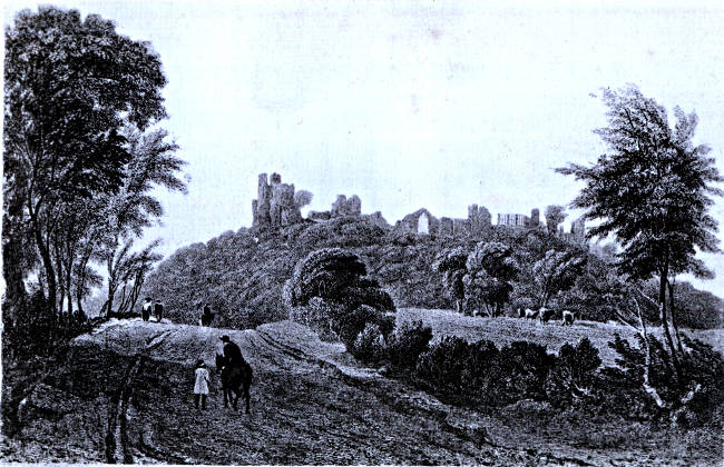 Dudley Castle from Burnt Tree Road, 1810