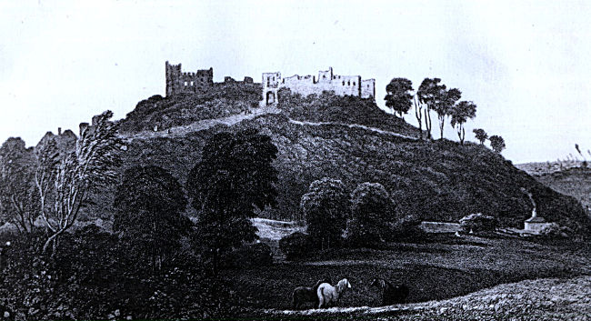 Dudley Castle from the north-east, 1810