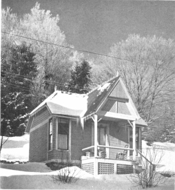 The first of the sanitarium cottages built in 1885; known
as “The Little Red”