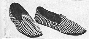 plaid slippers