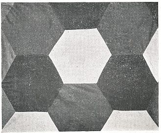 quilt of hexagons
