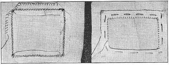 two darning examples