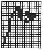 cross-stitch pattern of bud